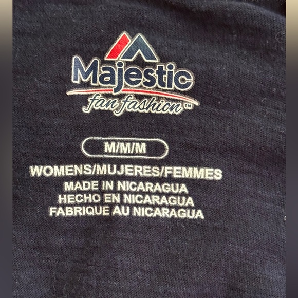 Seattle Seahawks Majestic Navy Women's Tee LAST CHANCE! - Picture 3 of 4